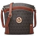 BTF BE TOP FASHION Crossbody Bags for Women Travel Vegan Leather Multi Zip Pockets Crossbody Shoulder Purses Trendy