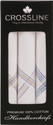CROSSLINE Men's Cotton Handkerchiefs (White) Pack of 3 [White] Handkerchief
