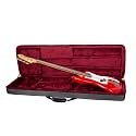 Crossrock Bass Guitar Foam Case for Precision &amp; Jazz | Lightweight Gray Gig Bag with Rugged Exterior, Plush Interior &amp; Storage (CRP300BDG)
