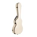 Crossrock Fiberglass Universal Acoustic Guitar Case for 14-Fret Gibson L-00, Yamaha LS/AC Concert, Taylor Grand Concert, and some types of Dobro-Ivory (CRF2020-L00IV)
