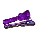 Crossrock PRS SE Standard solid body Guitar Case -Vintage Hardware, Sponge Lining, Metal Feet, Storage Space-Black (CRW520PRSEBK)