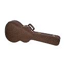 Crossrock Wooden Electric Guitar Case for 335 Style Semi-Hollow | Blossom Brown Faux Leather, Burgundy Velvet Interior, Lock – Designer Series(CRW530SABQ)