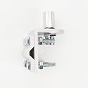 Double Groove Antenna Mirror Mount CB Radio Antenna Mount with SO239 Stud 3/8” x 24 Thread