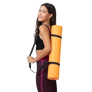 yoga mat for women and men 4mm eva material with carrying strap extra thick exercise mats for workout yoga mat for women for workout yoga fitness exercise mat anti slip yoga mats exercise mat for home gym pilates amp workout