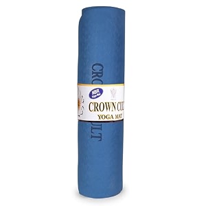 yoga mat for women and men 6mm eva material with carrying strap extra thick exercise mats for workout yoga mat for women for workout yoga fitness exercise mat anti slip yoga mats exercise mat for home gym pilates amp workout