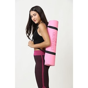yoga mat for women and men 13mm nbr material with carrying strap extra thick exercise mats for workout yoga mat for women for workout yoga fitness exercise mat anti slip yoga mats exercise mat for home gym pilates amp workout with 1 year warranty
