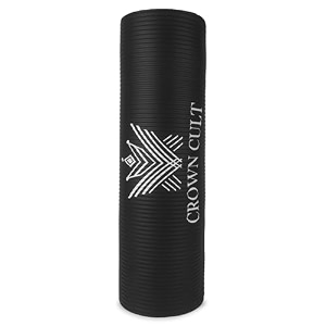 crown cult yoga mat for women and men 8mm nbr material with carrying strap extra thick exercise mats for workout yoga mat for women for workout yoga fitness exercise mat anti slip yoga mats exercise mat for home gym pilates amp workout