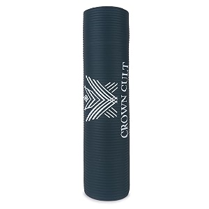 yoga mat for women and men 8mm nbr material with carrying strap extra thick exercise mats for workout yoga mat for women for workout yoga fitness exercise mat anti slip yoga mats exercise mat for home gym pilates amp workout with 1 year warranty