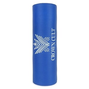 yoga mat 8mm nbr material with carrying strap extra thick exercise mat for workout fitness yoga pilates and home gym anti slip with 1 year warranty