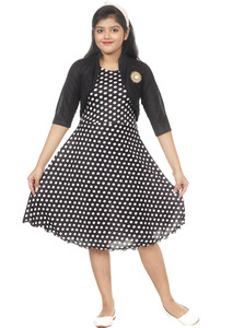 the crown girls partyfestive dress jacket black