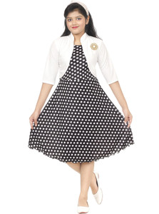 the crown girls partyfestive dress jacket white