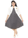 the crown Girls Party(Festive) Dress Jacket (White)