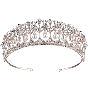 crystal rhinestone queen bride tiara crown for women girl vintage bridal birthday prom wedding tiaras and crowns