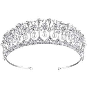 crystal rhinestone queen bride tiara crown for women girl vintage bridal birthday prom wedding tiaras and crowns