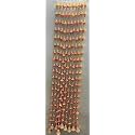 Crown NIMREET Handicrafts Pom Pom String with Golden Beads, Bell Hanging Torans Decoration (Gold::Multicolour, 10)