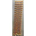 Crown NIMREET Handicrafts Pom Pom String with Golden Beads, Bell Hanging Torans Decoration (Multicolour, 5)
