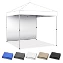 CROWN SHADES Sidewall Only for 8x8 Pop up Canopy Tent (1pc, Black)