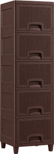 Crownsy 7 Grids Clothes Drawer Organizer Non-Woven