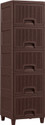 Crownsy 7 Grids Clothes Drawer Organizer Non-Woven