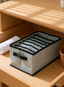 Crownsy 7 Grids Clothes Drawer Organizer Non-Woven