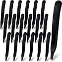 Crtiin 24 Pcs Magnetic Staple Remover Puller Bulk,Black