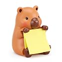 Crtiin Kapibala Pop-up Sticky Note Dispenser with 50 Sheets Pull-Out Notes