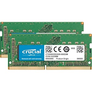 crucial ram 64gb kit 2x32gb ddr4 2666 mhz cl19 memory for mac ct2k32g4s266m multicolor