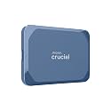 Crucial X10 6TB Portable SSD, Up to 2,100MB/s, USB 3.2 USB-C, External Solid State Drive, Compatible with Windows, Mac & Android, Durable Storage for Games, Photos & Files, Blue - CT6000X10SSD9-02