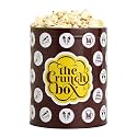 The Crunch Box Classic Kettle Popcorn Tin, Salted Gourmet Popcorn, Popcorn for All Occasions, Pairs with Your Favourite Drinks, Single Pack of 125gm