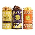 The Crunch Box Gourmet Popcorn Gift Combo Pack of 3 in Decadent Chocolate, Classic Caramel & Tangy Pizza Flavor - 210 GMS | Perfect for Gifting, Movie Nights, Parties and Gatherings