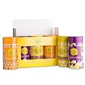 The Crunch Box Classic Gift Hamper With Dark Chocolate, Caramel and Cheese Gourmet Popcorn (3 Tin Pack - 220gms) - Buttery Sweet &amp; Cheesy | Perfect Snack for Celebrations, Family Bonding &amp; Gatherings