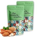 The Crunch Studio Premium California Almonds – 500 Grams (Pack of 2) | Californian Almond Dry Fruit Super Crunchy and Delicious Healthy Snack