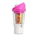 CRUNCHCUP XL Portable Cereal Cup for Breakfast On the Go - Pink