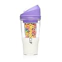 CRUNCHCUP XL Portable Cereal Cup for Breakfast On the Go - Purple
