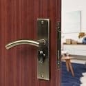 Crust Heavy Duty Mortise Door Lock Set for Main Door, Door Handle Lock Set for Main Door Lock, Office/Hotel/Bathroom (MG-1102, Matt Antique)