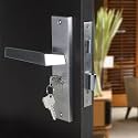 Crust Heavy Duty Mortise Door Lock Set for Main Door, Door Handle Lock Set for Main Door Lock, Office/Hotel/Bathroom (SANA, Matt Satin)