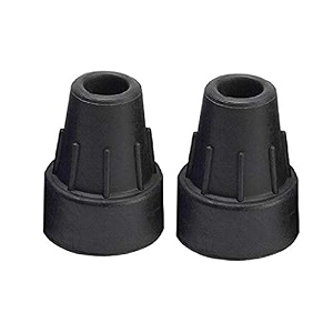 crutch tip  crutch rubber ferrule 2 - piece size -22mm black
