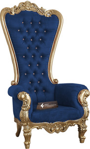 cruz international maharaja golden mango solid wood living room chair finish color - golden pre-assembled