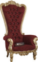 CRUZ INTERNATIONAL Maharaja Golden Mango Solid Wood Living Room Chair (Finish Color - Golden, Pre-assembled)