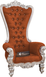 cruz international maharaja silver mango solid wood living room chair finish color - silver pre-assembled
