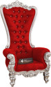 CRUZ INTERNATIONAL Maharaja Silver Mango Solid Wood Living Room Chair (Finish Color - Silver, Pre-assembled)