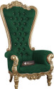 CRUZ INTERNATIONAL Premium Solid Wood Living Room Chair (Finish Color - Golden, Pre-assembled)