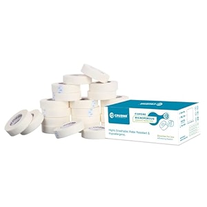 fixpore microporous surgical paper tape 25mm x 9mtr pack of 12 precision wound care for sensitive skin gentlebreathableamp dermatologically tested adhesive with hypoallergenic amp medical grade
