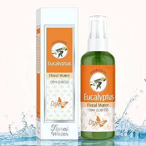 crysalis 100 pure natural eucalyptus hydrosol floral water uncut steam distilled leaves amp twigs eucalyptus globules facial mist spray insect amp bug repellent astringent for skin irritations- 100 ml