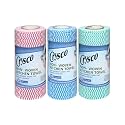 Crysco Non-Woven Reusable &amp; Washable Kitchen Towel Roll Wipes (80 Wipes Per Roll, Pack of 2 Roll, Total 240 Sheets)