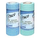 Crysco Non-Woven Reusable &amp; Washable Kitchen Towel Roll Wipes (80 Wipes Per Roll, Pack of 2 Roll, Total 160 Sheets)