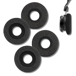 crysendo donut foam for j-abra pro series 920 935 hw251n biz seriesgnuc voice series headphones  replacement headphone cushion foam sponge 60mm