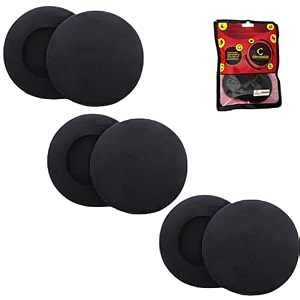 crysendo headphone cushion 55mm  55cm  65mm  65cm 8 pcs 5mm thick replacement headphone cushion foam sponge ear pads  high density foam for enhanced comfort and long life 4 pairs  8 pieces
