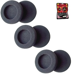 crysendo headphone cushion 70mm7cm 10mm thick foam earpad 6 pcs black