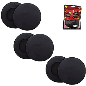 crysendo headphone cushion crystal replacement headphone cushion foam sponge ear pads  high density foam for enhanced comfort and long life diameter  70mm  7cm 5mm thick 3 pairs  6 pieces